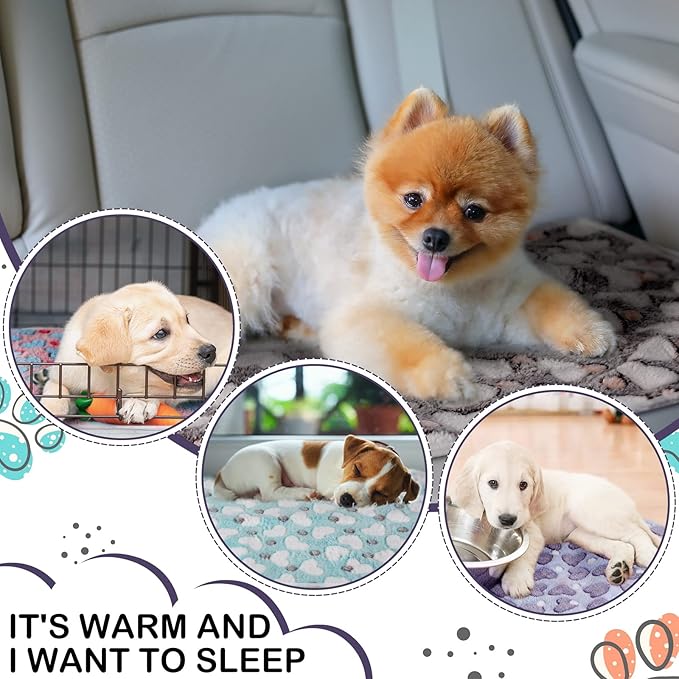 Tudomro 8 Pcs Guinea Pig Blankets Absorbent Washable Animal Fleece Bedding Cage Liners Waterproof Reusable Pet Pee Sleep Mat Pad Cover for Chinchilla Hamster Ferret(Heart,12 x 12 Inch)