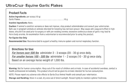 UltraCruz® Equine Garlic Flakes, 25 lb