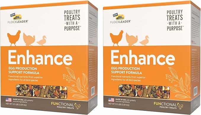 Enhance, Functional Poultry Treats for Egg Production & Quality, 3.5 lb (Pack of 2)