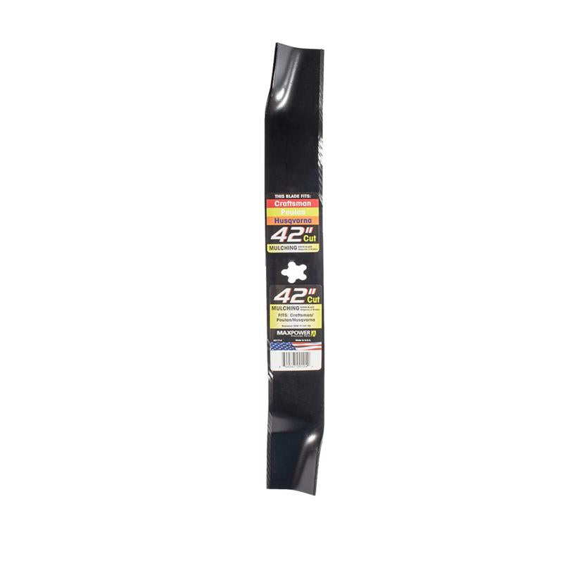 MaxPower 42 in. Mulching Mower Blade For Riding Mowers 331714S 1 pk