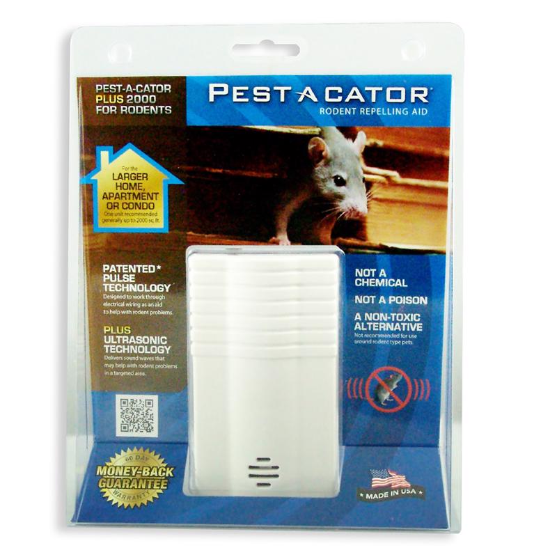 Pest-A-Cator Plus 2000 Plug-In Electronic Pest Repeller For Rodents 12100 1 pk