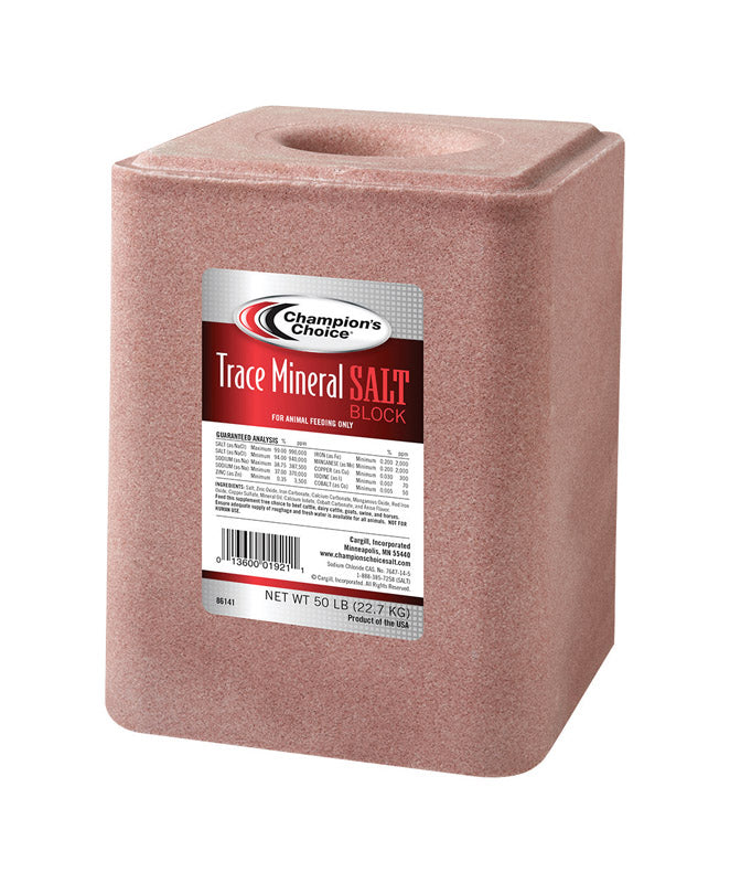 Champion's Choice Salt Block For All Animals 50 lb 100012624
