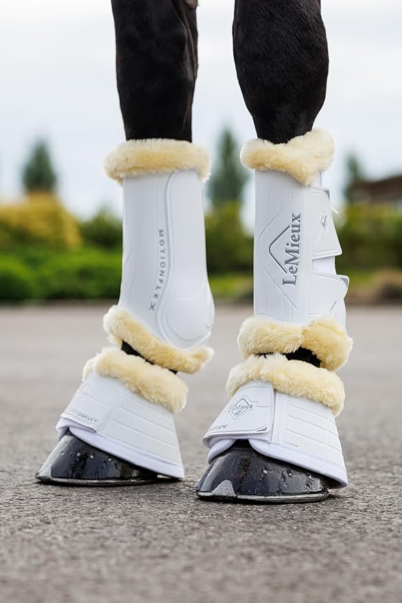 LeMieux Motionflex Overreach Horse Boots - Over Reach or Bell Boots for Horses - Protective Gear and Training Equipment