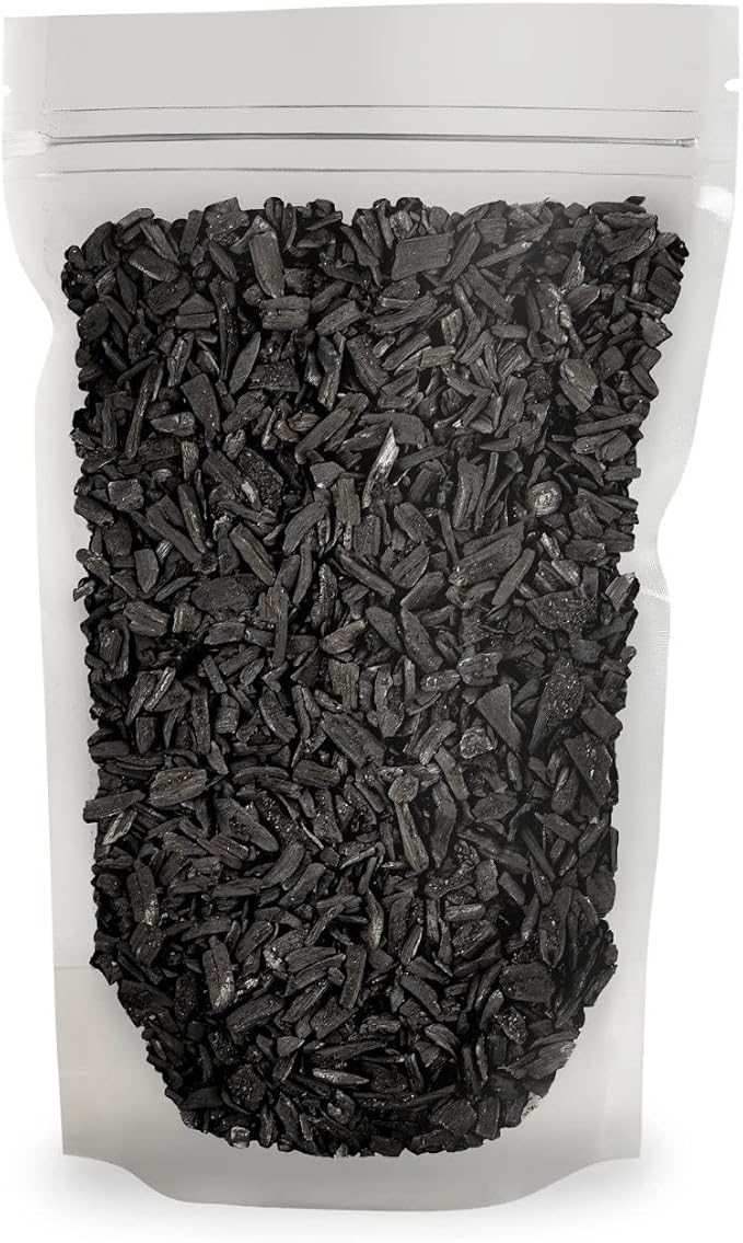 GARDENERA Horticultural Charcoal for Indoor Plants [2-Quart Bag] Black Diamond Soil Amendment for Orchids, Terrariums, and Gardening