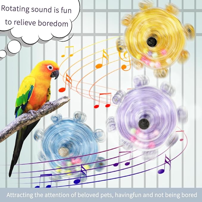 Lovebird Toys, Parakeet Toys for Conures, Small Bird Interactive Training Parrot Cage Bird Accessories, Budgie, Cockatiel, Sun Parrot,Small Educational Fun Toy for Parakeets(Purple)
