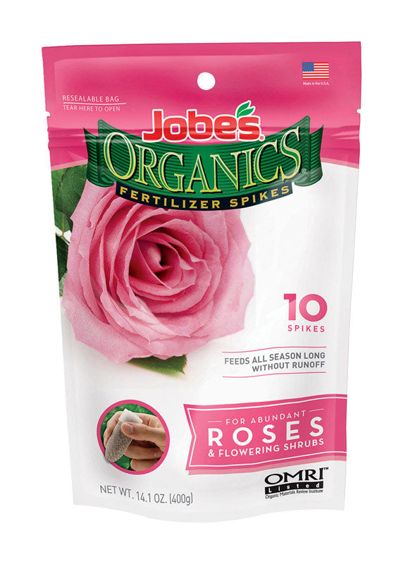 Jobe's Organics Organic Spikes Roses Root Feeder 14.1 oz 04128