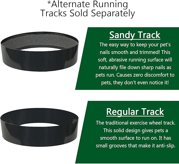 Silent Runner Glow Wheel - 12" Regular - Exercise Wheel (Wheel No Stand + AutoClean Track)