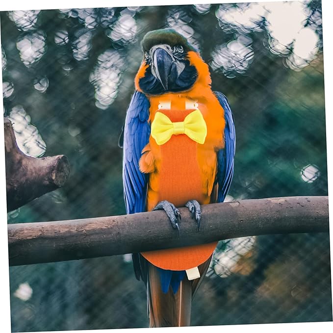 BESPORTBLE Flight Birds Diaper Parrot Suit Fabric Bird Clothes Cockatiel Diaper Liner Comfortable Outdoor Use