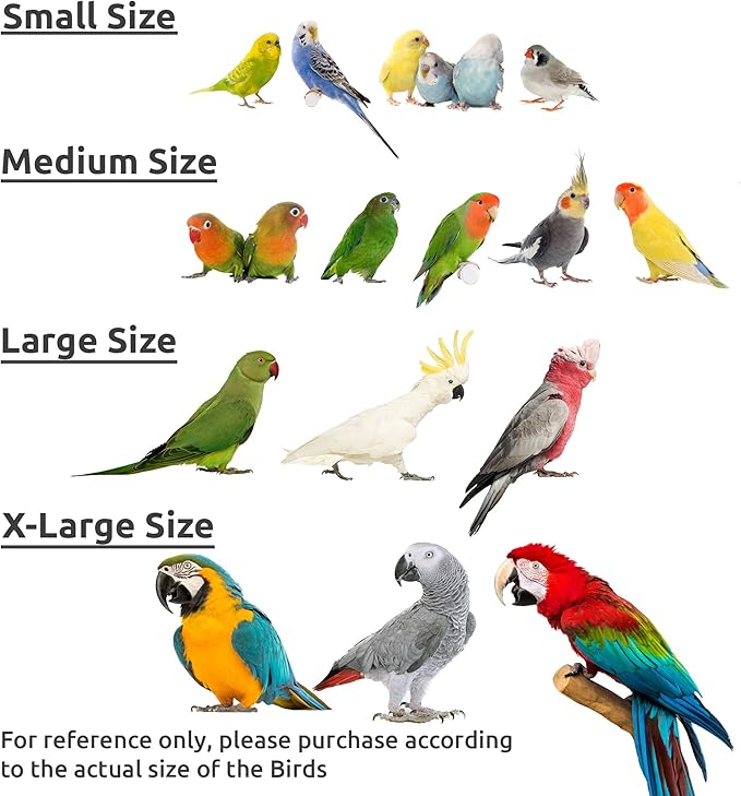 SIMENA Bird Blanket for Cage, Corner Fleece Bed for Birds, Cozy Bird Warmer, Parrot House for Cage, Cuddle Nest Hanging Toy for Lovebirds Parakeet (Small)