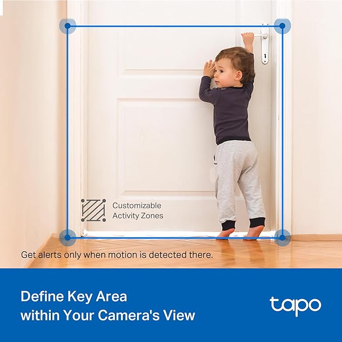 Tapo 2K 3MP Pan/Tilt Indoor/Outdoor Security Camera - Free Person/Baby Cry Detect & Motion Track, 360° Pan, Color Night Vision, SD/Cloud Storage, Works w/Alexa & Google Home HybridCam 360