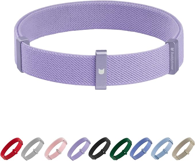 Safety Cat Collar and ID Tag Set - Elastic Quick Release Non Breakaway Personalized Anodized Aluminum Engraved Pet Name Tag, Lightweight for Kitten Small Large Cats
