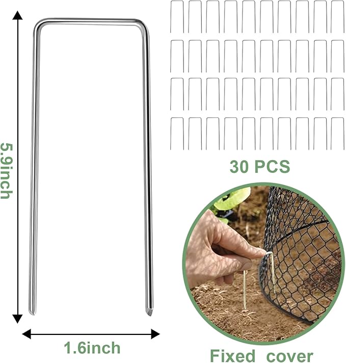 10 Pcs Chicken Wire Cloche Plant Covers Garden Netting Metal Heavy Duty Plant Protectors from Animals for Keeping Bunnies Chicken Squirrels Birds Other Out 9.13×9.13 in