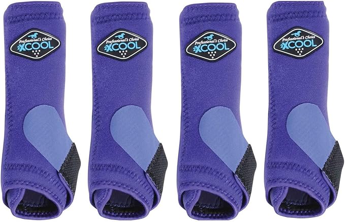 Professional's Choice 2XCOOL Sports Medicine Horse Boots | Protective & Breathable Design for Ultimate Comfort, Durability & Cooling in Active Horses | 2 Pack