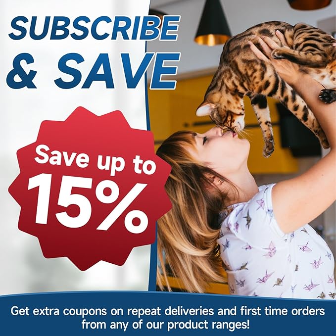 Cat Calming Diffuser Refills - Cat Pheromones Calming Diffuser for Cats Relieve Anxiety & Stress, 2-Month Supply Cat Pheromone Diffuser Refills (Fits All Common Diffuser