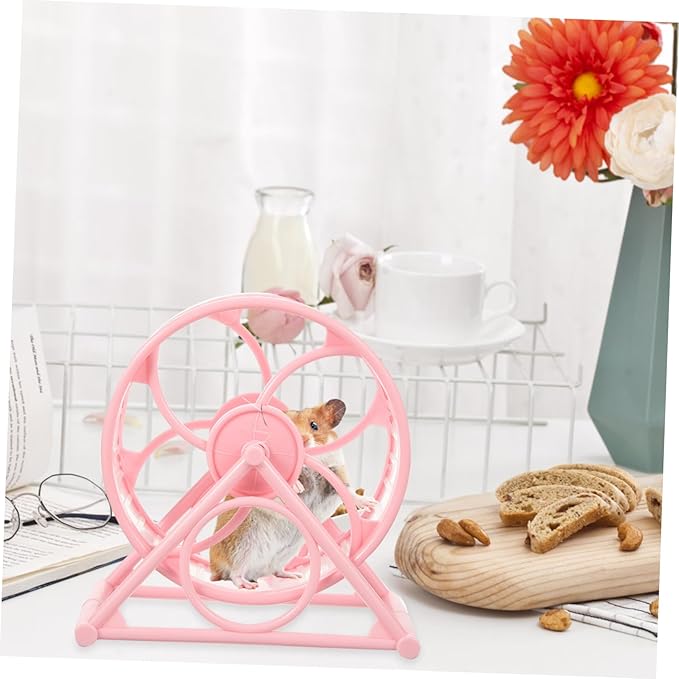 Milisten Silent Hamster Running Wheel Quiet Exercise Treadmill for Pets for Hamsters Guinea Pigs and Chinchillas Enhance Activity Reduce Boredom