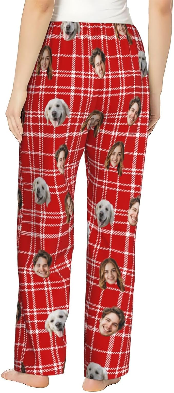 Personalized Pajama Pants For Men Women Custom Pajama Pants With Face Custom Face Pajamas Funny Customized Gifts