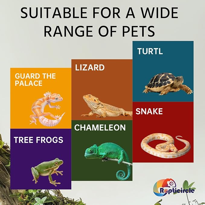Resin Reptile Hideout Cave,Natural Habitat Decor for Bearded Dragon, Leopard Gecko, Lizards & Turtles,Terrarium Tank Accessories