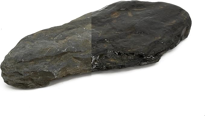 Aquarium Stone Stream Turtle Platform Natural Slate 3-9 inches Turtle Tank Rocks for Aquarium Decoration and Amphibian habitat-20lb