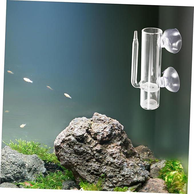 VOSAREA 1set Glass Shrimp Hatchery Box Suction Incubator for Brine Shrimp Eggs Fish Breeder Container with Isolation Design Easy to Clean for Aquatic Farming