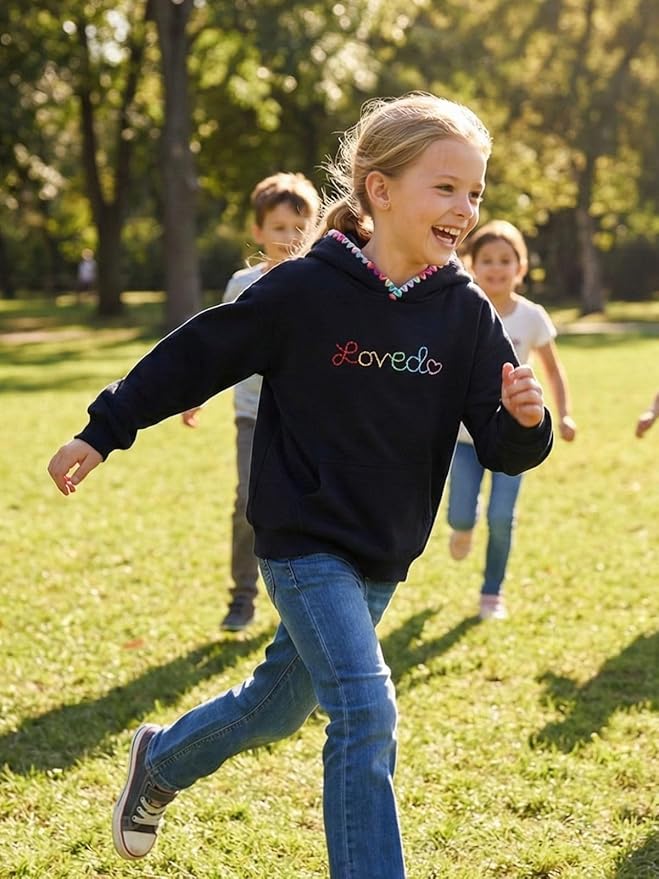 WELAKEN Sweatshirts for Girls Toddler & Kids II Little Girl's Pullover Tops Sweaters & Hoodies