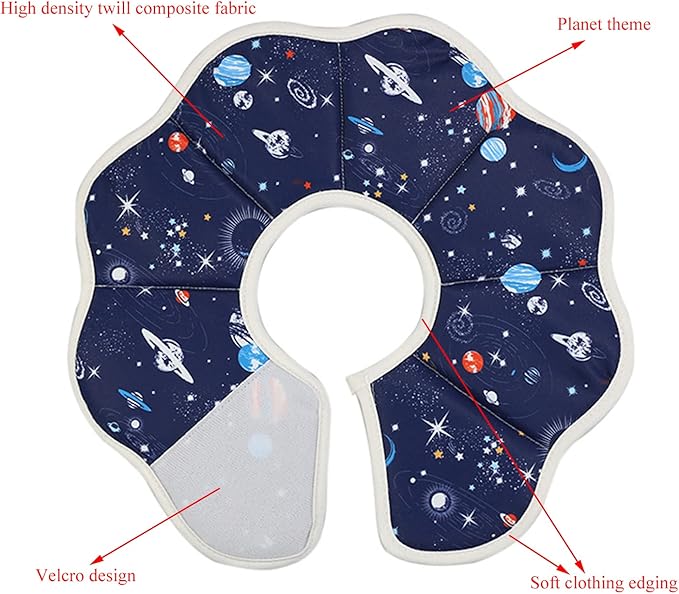 Soft Cat Cone, Adjustable Pet Recovery Collar After Surgery to Prevent Licking Wound, Protective Cat Neck Cone, Comfortable Pet Elizabethan Collar for Cats Kittens and Puppies (Small)