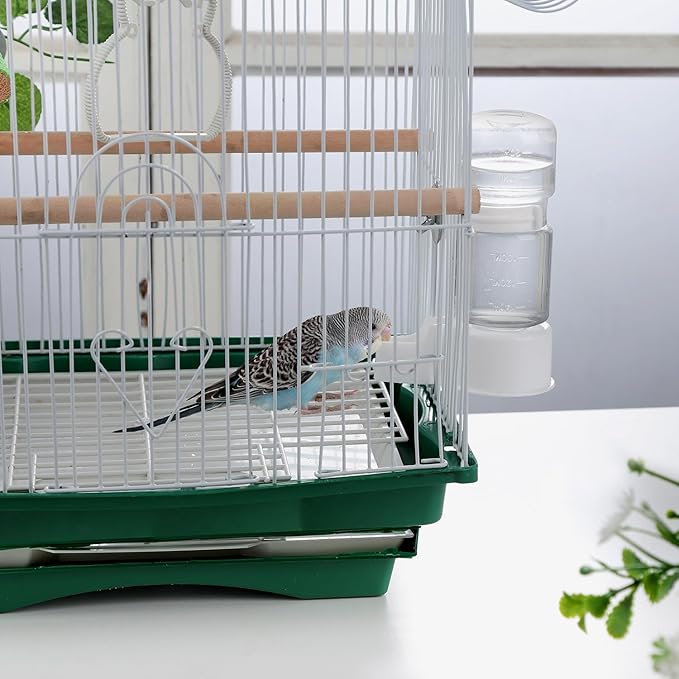 IBWell Automatic Bird Water Dispenser No Mess Parrot Feeder Automatic Bird Feeder Rabbit Watering System