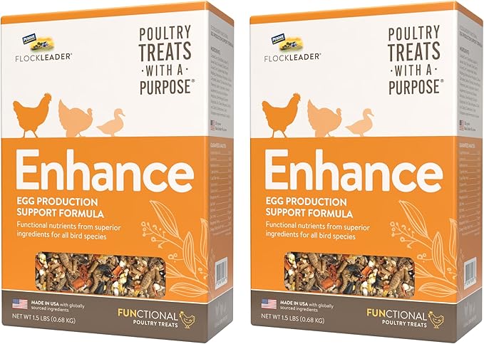 Enhance, Functional Poultry Treats for Egg Production & Quality, 1.5 lb (Pack of 2)