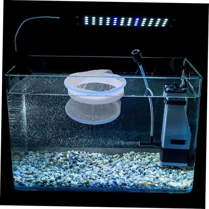 SUPVOX 2pcs Nylon Mesh Isolation Tank for Guppy Fry Transparent Hatching Net for Aquarium Use for Fish Breeding and Easy Monitoring