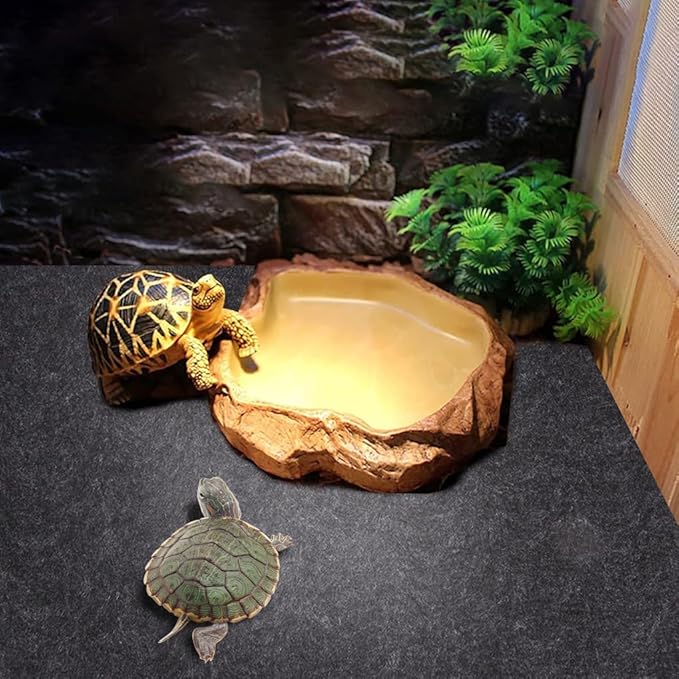 FineInno 2 Pack Reptile Carpet 60 x 40cm Bearded Dragon Tank Flooring Lizard Tank Accessories Terrarium Liner Bedding for Bearded Dragon Lizard Tortoise Leopard Gecko Snake (A)