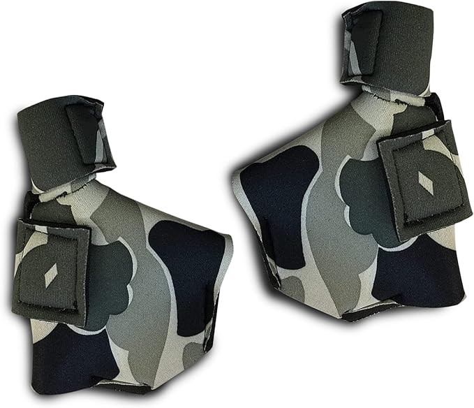 Duck Shoes for Injured Feet – Protective Neoprene Footwear for Ducks, Protective Shoes for Birds with Injured feet, Bumblefoot Relief - Medium, 3.5” Max. Inside Width - Gray Camouflage