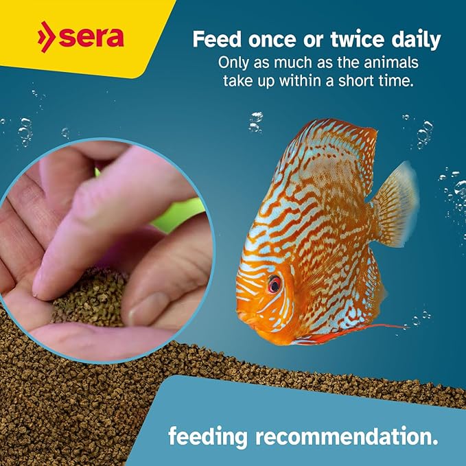 Sera Discus Granules Nature 10l (4,2kg/147,1 oz) | Main Feed for All Discus & Ornamental Fish | Rich in Aquatic Proteins & Minerals | No Dyes or Preservatives | Boosts Growth, Health & Fertility