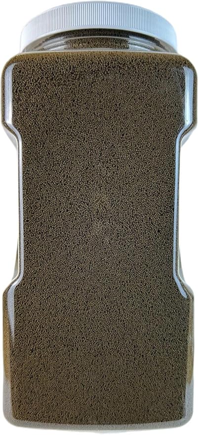 Aquatic Foods Inc. 0.5mm - 1/64" Tropical & Community Fish Floating Micro Pellets for Tetras, Guppies, Angel Fish, Small Cichlids, Goldfish. All Tropicals. - WL…3-lbs 12oz Jar