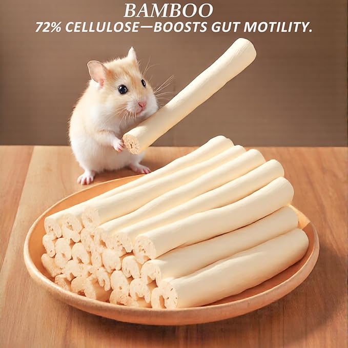 Bunny Chew Stick Rabbit Toy Treat 400g 4 in 1 Molar Stuff 100% Organic Natural Snack Apple Branch Sweet Bamboo Timothy Hay Alfalfa Food Clean Teeth Hamster Chinchilla Parrot Gerbil Squirrel