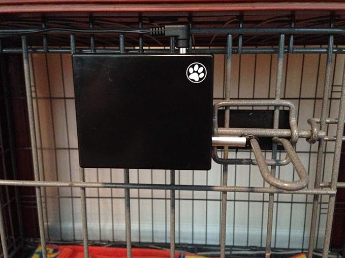 Easy Out Automated Pet Crate Opener for Single or Double Latch Crates, Activated by Remote Control or Wi-Fi Smart Plug, Model EODP2