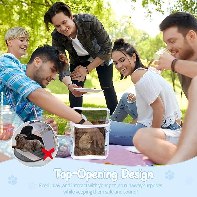 Portable Bird Carry Bag Bird Carriers with Water Feeder and Ventilation Systems Travel Accessories for Small Animals