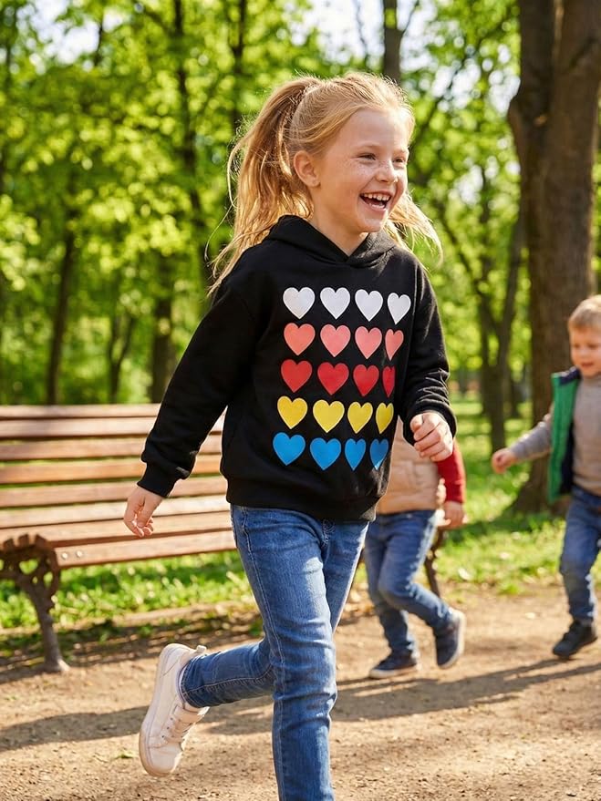 WELAKEN Sweatshirts for Girls Toddler & Kids II Little Girl's Pullover Tops Sweaters & Hoodies