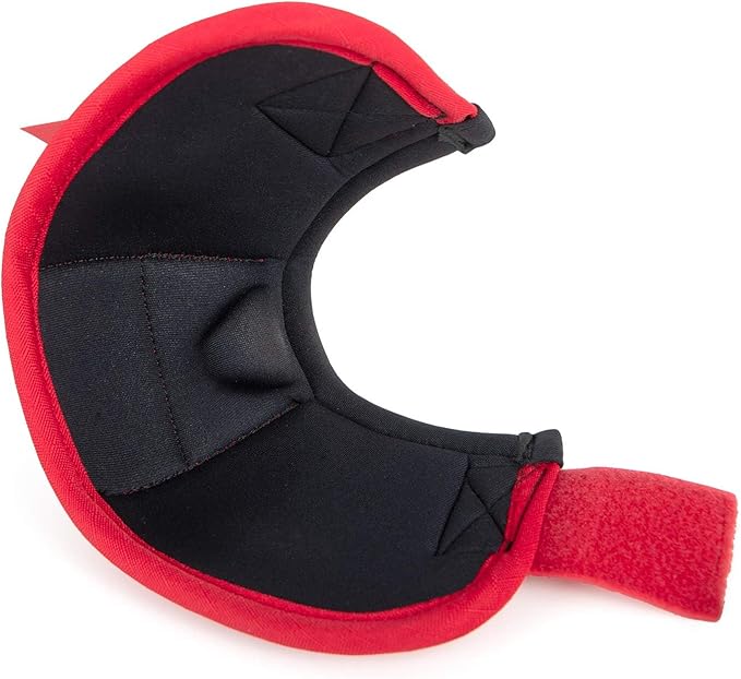 Jeffers Equine No Turn Bell Boots for Horses - Red, Medium | Shock Absorbing Hoof Protection | Secure Double Hook & Loop Closure, Perfect for Travel, Turnout, Training, & Riding - 1 Pair