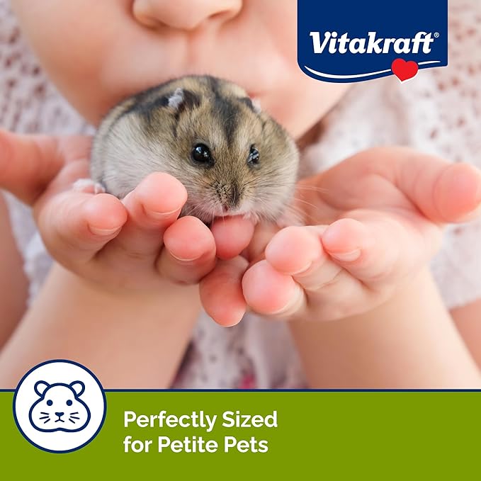 Vitakraft Drops Mini Banana & Cherry Flavor Dwarf Hamster, Rat, and Mouse Treat, 2.5 oz, Multi
