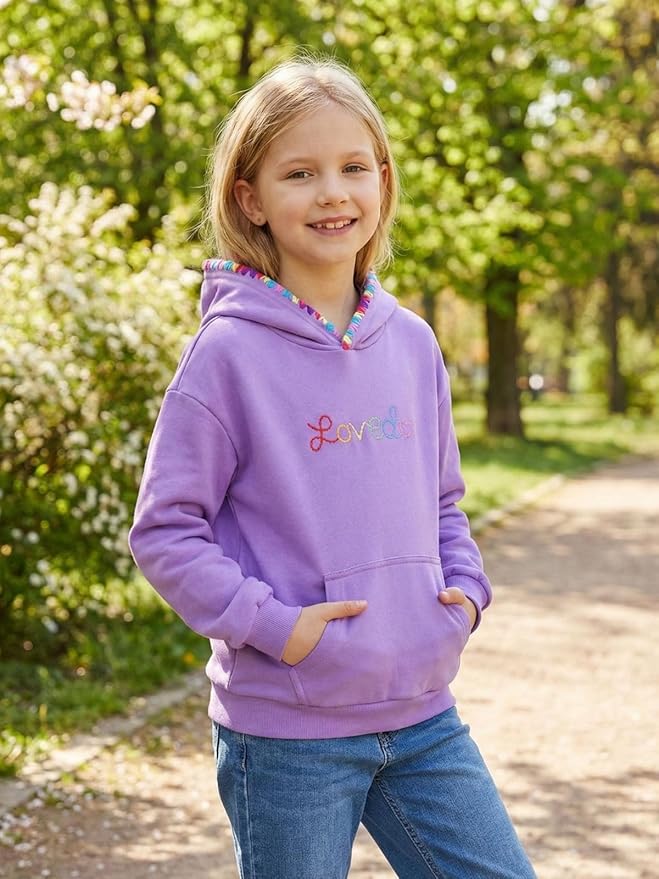 WELAKEN Sweatshirts for Girls Toddler & Kids II Little Girl's Pullover Tops Sweaters & Hoodies