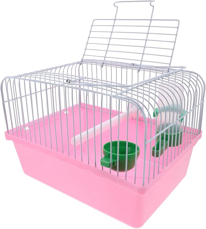 VANZACK cage Small Pet Cage Parrot Portable Bird Small Bird Pet Travel Carrier Travel Carrier Portable Hamster