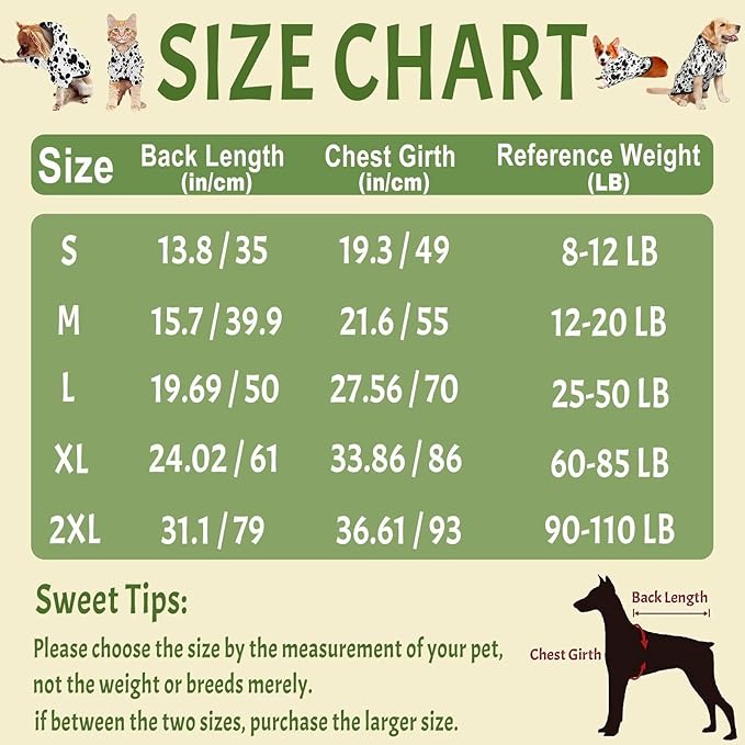 Halloween Dalmatian Dog Costume, Cute Animal Dalmatians Print Winter Clothes Sweaters for Halloween Cosplay Autumn Pets' Wear Dog Winter Hoodies with Pocket for Medium Large Dogs XL