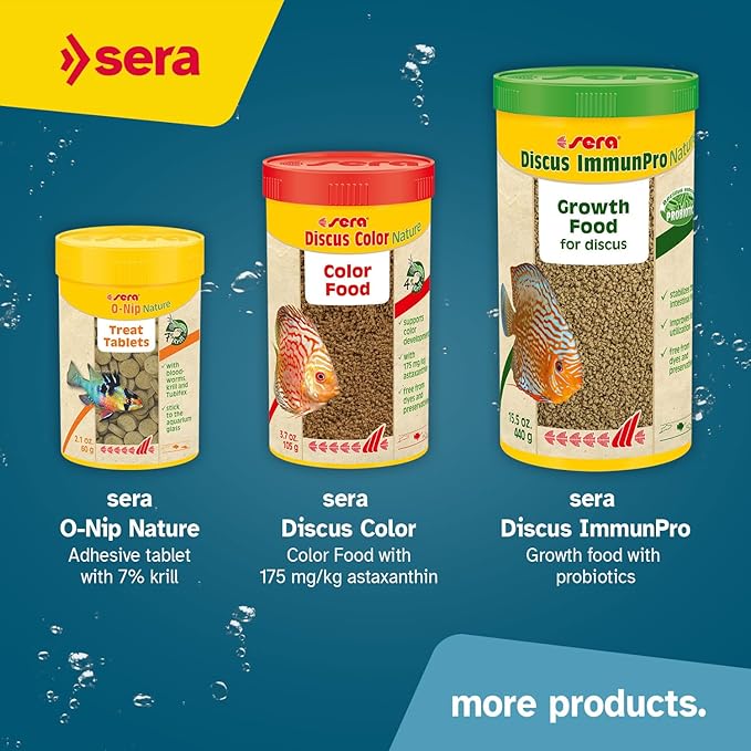 Sera Discus Granules Nature 10l (4,2kg/147,1 oz) | Main Feed for All Discus & Ornamental Fish | Rich in Aquatic Proteins & Minerals | No Dyes or Preservatives | Boosts Growth, Health & Fertility
