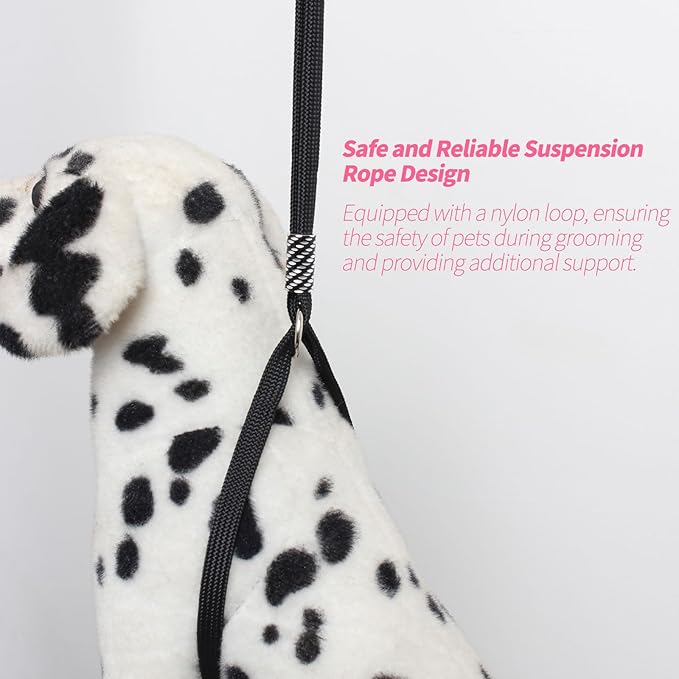 Dog Grooming Table for Dogs at-Home - 360 Rotating Medium Small Dog Grooming Table Adjustable Grooming Arm Includes Grooming Arm, Loop Noose
