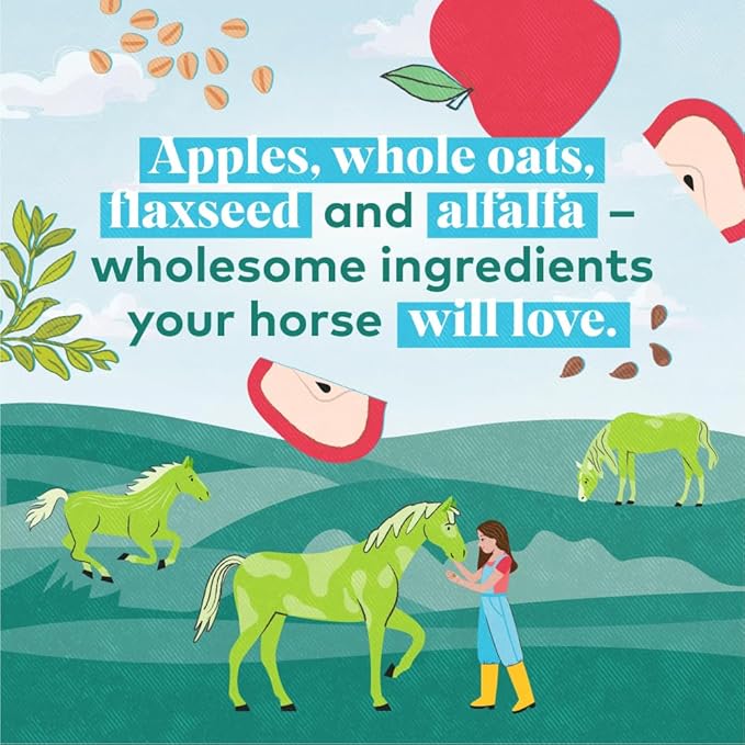Honest to Goodness Upcycled Horse Treats Combo Pack, Apple and Banana 2 lb Each