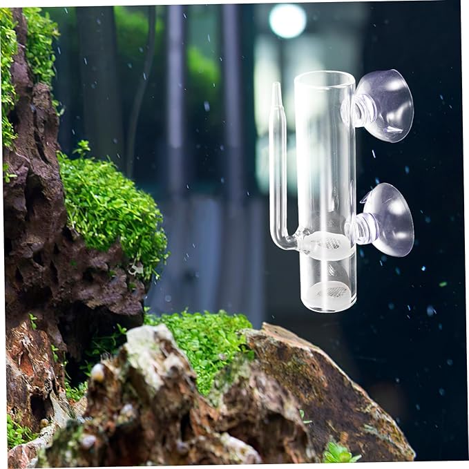 VOSAREA 1set Glass Shrimp Hatchery Box Suction Incubator for Brine Shrimp Eggs Fish Breeder Container with Isolation Design Easy to Clean for Aquatic Farming