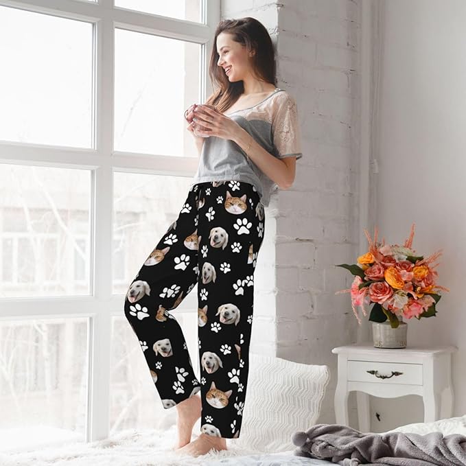 Personalized Pajama Pants For Men Women Custom Pajama Pants With Face Custom Face Pajamas Funny Customized Gifts
