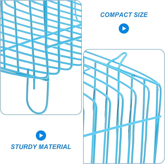 Kisangel Metal Bird Travel Cage Small Bird Cage Portable Carrier Storage s Carrying for Pet Product