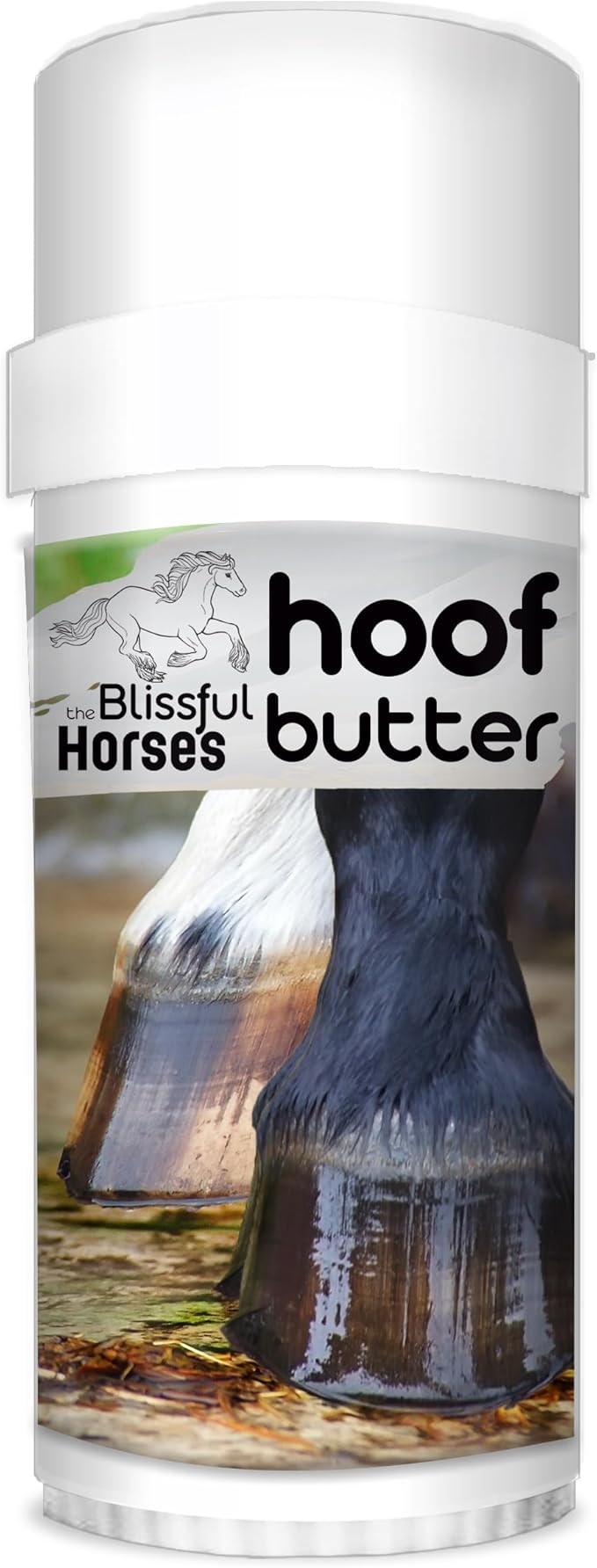 The Blissful Horses Hoof Butter All Natural Support for Your Horse's Hooves, 2-Ounce