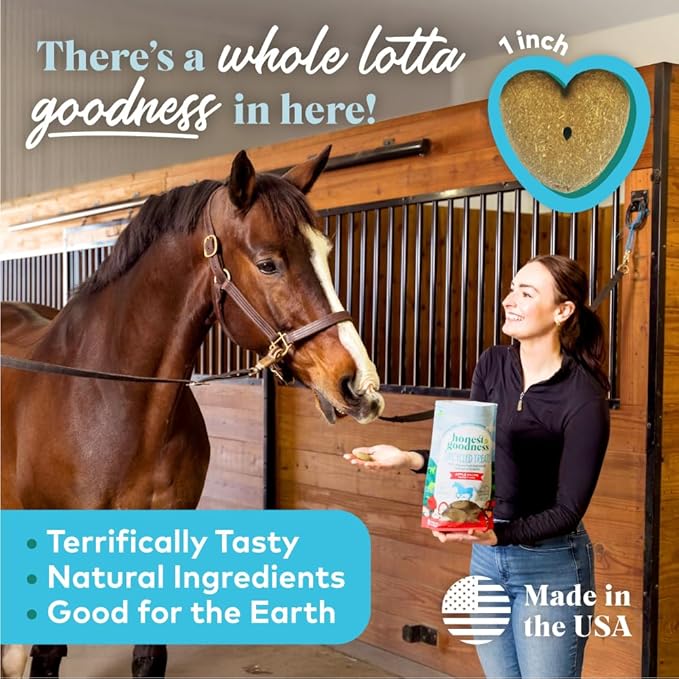 Honest to Goodness Upcycled Horse Treats Combo Pack, Apple and Banana 2 lb Each