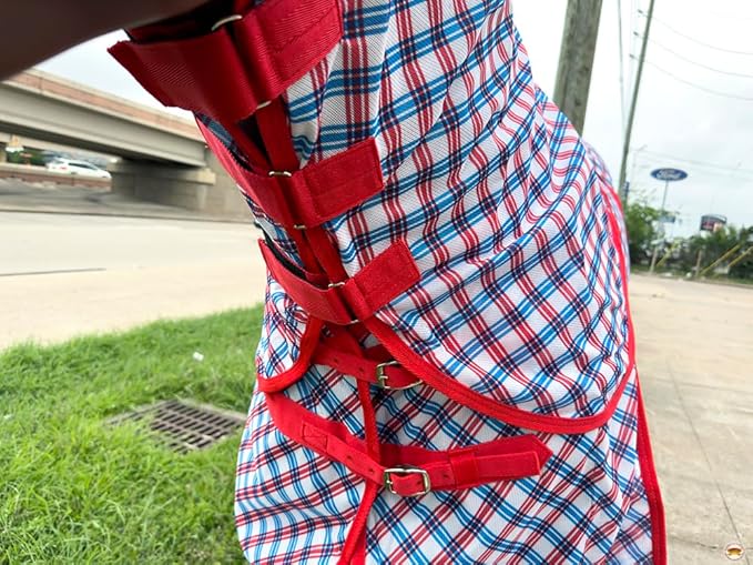 HILASON Horse Fly Sheet - Summer Spring UV Protection Mesh Bug Mosquito FlySheet for Horses | Fly-Sheet
